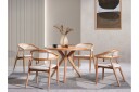 Gelsgan Spisebord 100 cm Rundt - Natur