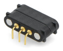 Magnetisk tilkobling   rett vinkel pogo kontakt med tre kontaktpinner   Adafruit 5360