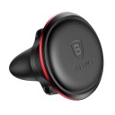Baseus Magnetisk Mobiltelefonholder for Bil med Kabelholder - Svart / Rød