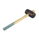 Hero Gummihammer 450g med Trehåndtak og 55 mm Hammerhode
