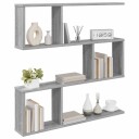 vidaXL Vegghylle Grå Sonoma 80 x 12 x 79,5 cm Konstruert tre