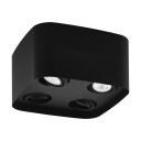Caminales-Z Gu10 4X345 lumen, RGB 2700-6500K svart