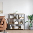  Bokhylle Sonoma eik 102 x 32 x 104,5 cm Konstruert tre
