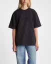 GANNI Cotton T Shirt Embellished Graphic Print Black S