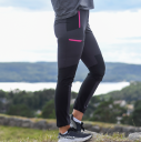 Storhøi Turbukse Dame Grey med rosa zip M