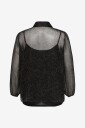 Only Carmakoma Peninna Rød Bluse L/S Aop Bf til Dame