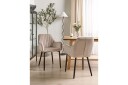 Matsalsstol Beliani Wellston set om 2 Taupe -