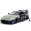 Naruto Shippuden Lekebil m/ figur 1:24 1993 Mazda RX-7