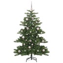  Kunstig sammensatt juletre med 150 LED med stativ 150 cm PVC