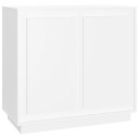 vidaXL Skjenk hvit 80x34x75 cm konstruert tre