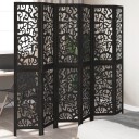  Romdeler 6 paneler svart heltre keisertre 8721012074590