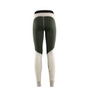 Aclima Women's Lars Monsen Femunden Longs XL, Beige Melange/Olive Night/Femunden Light