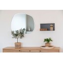 Lille vegghylle 40x18x18 cm svart.