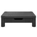 vidaXL Monitorstativ svart 43x30,5x13 cm