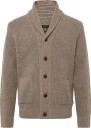 Barbour Barbour Hartland Knitted Shawl Neck Cardigan   STONE   XXL