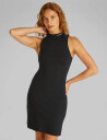 Calvin Klein Jeans Logo Milano Dress - Black - L