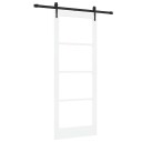 vidaXL skyvedør med beslagsett 'ORKDAL'Hvit 83x211 cm