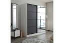Fruitland Garderobe med Speil - Antrasitt