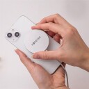 Forever 15W Magnetisk Trådløs Ladeplate i Grå - MagSafe-kompatibel