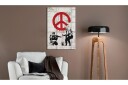 Tavla Soldiers Painting Peace By Banksy VALUE_MISSING_3 80x120  