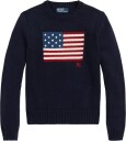 Polo Ralph Lauren 10/1 Roving Cotton Lsl Plo   NAVY   XXL