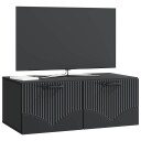  Vegghengt TV skap Svart 78,5 x 41 x 30 cm Konstruert tre
