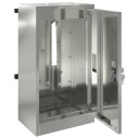 vidaXL postkasse Svart 30 x 23 x 55 cm Galvanisert stål