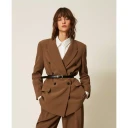 Twinset Dame Jakker Brun M,