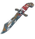 Liontouch Kostymer Piratkniv Rød Striper Liontouch OneSize Kostymer Grå 22801LT-AMZ-NC