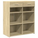  Skjenk sonoma eik 80x42,5x93 cm konstruert tre 8721102655678