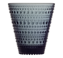 iittala Kastehelmi glass 30 cl 2-stk Mørkegrå