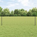 vidaXL Gjerde med innlegg. Grå 0.6 x 50 m Stål