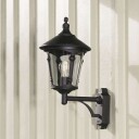 Konstsmide Virgo Utendørs Vegglampe Classic Svart