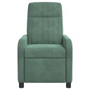 vidaXL Recliner Havgrønn Fløyel