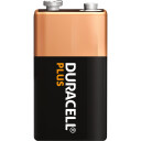 Duracell Plus 9V Alkaline Batteri - Engangsbruk 1 stk.