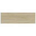  Hylleplater 4 stk sonoma eik 80x20x1,5 cm sponplate