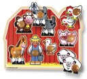 Melissa & Doug Knottepuslespill Jumbo Bondegård