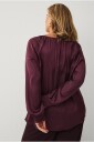 Ellos Plus collection   Bluse i sateng   Rød