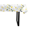 Borg Living Tekstil voksduk med akrylbelegg   30 meter på rull   Blomstrende Tusenfryd   140 cm bred tekstilduk