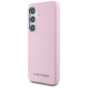 Karl Lagerfeld Saffiano MagSafe Deksel for Samsung Galaxy S25 - Rosa