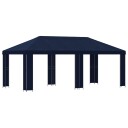  Hage Gazebo 6 x 3 m Blå Polyester og stål 190