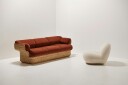 Gubi Basket 3 Seter Sofa Rotting / Belsuede Sp Fr 133