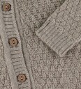 Smallstuff Cardigan, Ao Elephants, Merino Wool, Brown - Beige - 56/62