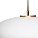 Hübsch Muse Pendel Ellipse Opal/Brass