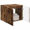  Vegghengt Badskap Røkt Eik 62,5 x 44,5 x 50 cm Konstruert tre
