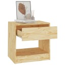 vidaXL Nattbord 2 stk 40x31x40 cm heltre furu