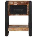  Nattbord 2 stk flerfarget grovt heltre mangotre 8721158339430