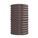 vidaXL Plantekasse pulverlakkert stål 224x40x68 cm brun