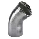 Viega Sanpress Inox XL bøy 45° 76,1 mm rustfritt stål