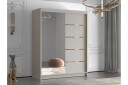 Emet Garderobe med Speil 150x200 cm - Beige